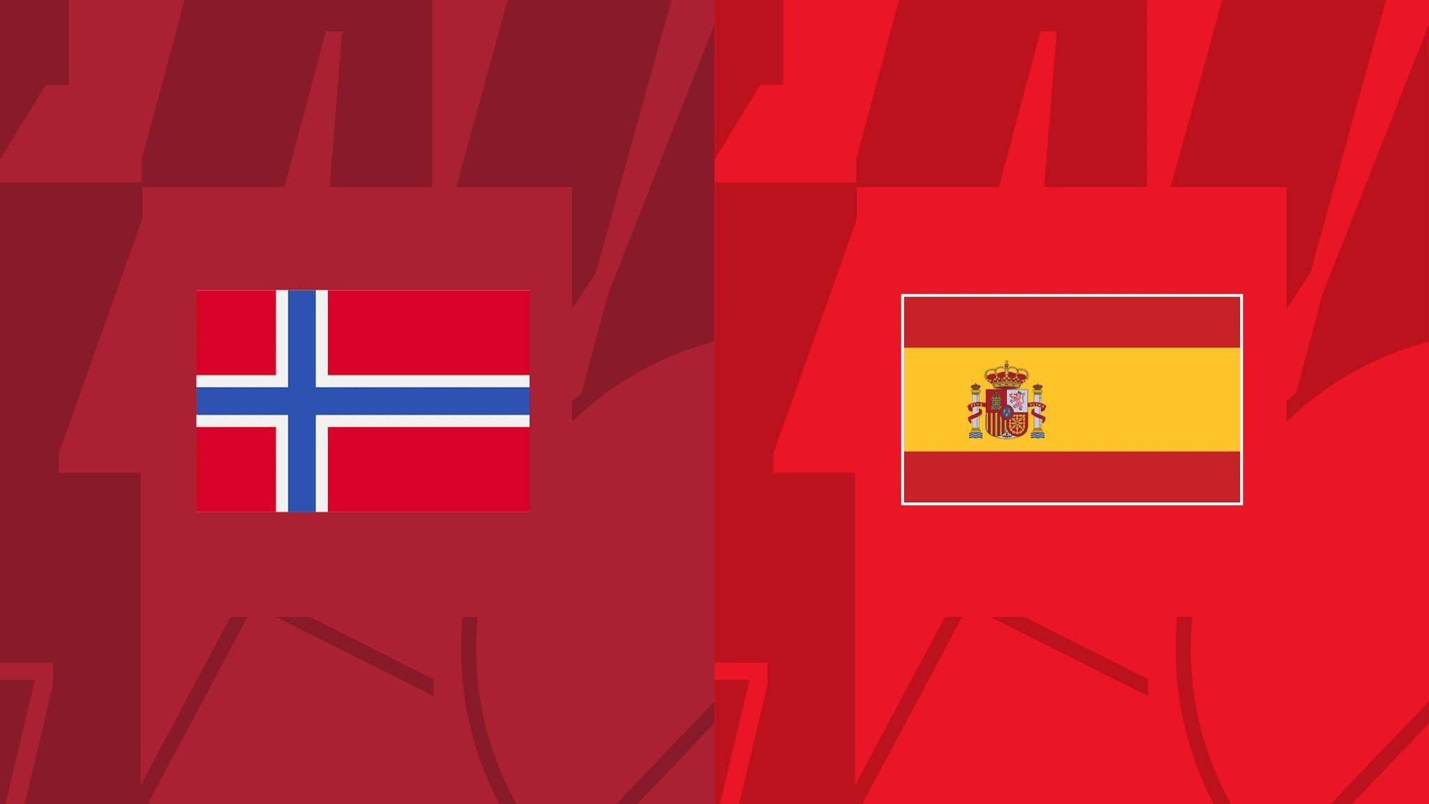 欧预赛-挪威vs西班牙首发：哈兰德、厄德高先发，莫拉塔、法蒂出战