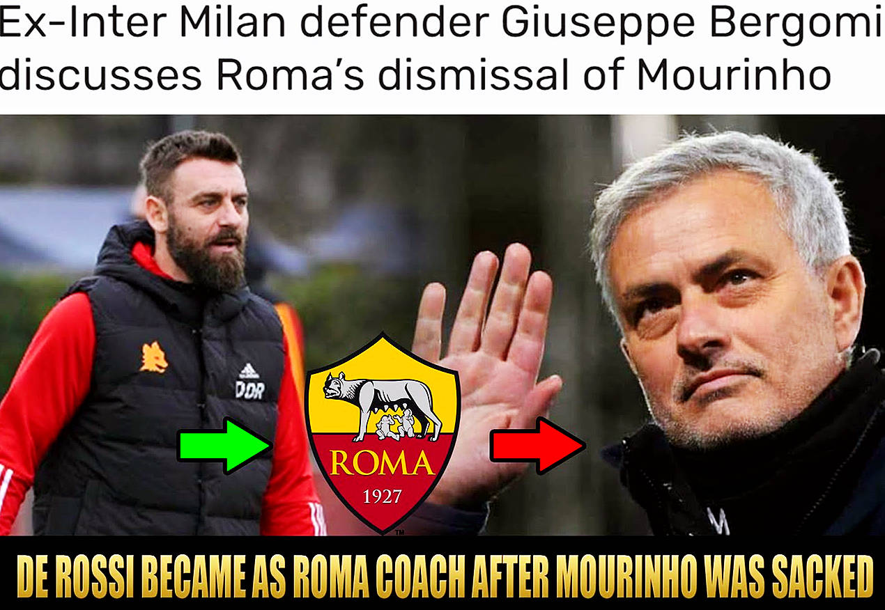 贝尔戈米：罗马解雇穆里尼奥可能是正确的 他离开让意甲变得贫瘠