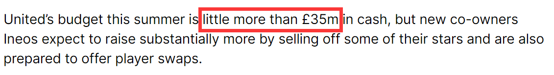 曝曼联无缘欧战预算降至3500万！还不够买新中卫，不得不卖人筹钱