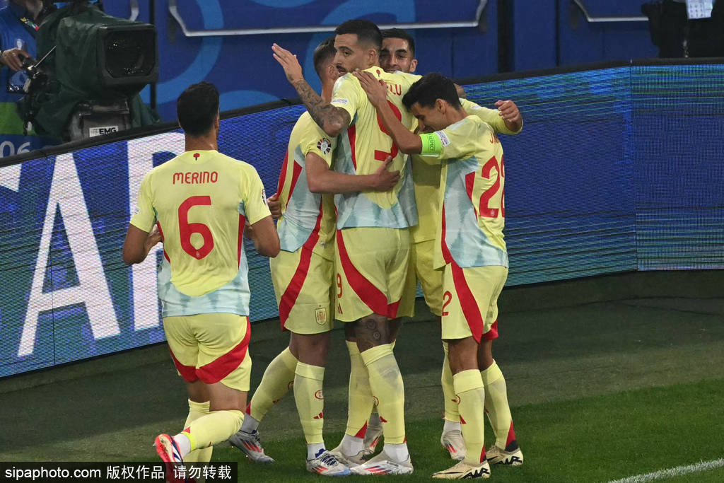 欧洲杯-费兰破门 西班牙1-0阿尔巴尼亚小组赛全胜0失球晋级